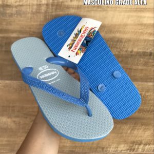 Chinelo Havaianas Brasil masculino em borracha, perfeito para o homem moderno.