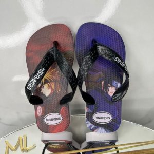 Havaianas infantis estampadas com técnica de transfer digital disponíveis para atacado.